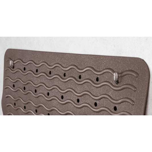 Ridder badmat anti-slip playa 80x38 cm zwart 68310