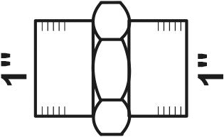 Load image into Gallery viewer, Kirchhoff smeedbare ijzeren schroefverbinding, verzinkt, 1 it, conisch afgedicht, (340) - 989808055
