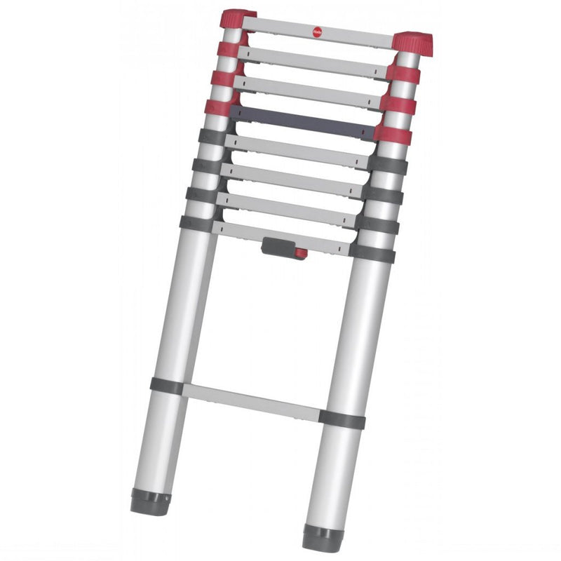 Load image into Gallery viewer, Hailo t80 aluminium telescoopladder 9 treden 94-264 cm
