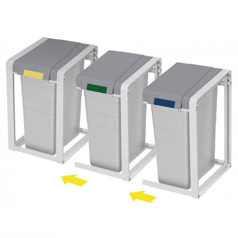 Load image into Gallery viewer, Hailo 0935-202 profiline öko xl (base unit) afvalscheider 38l grijs
