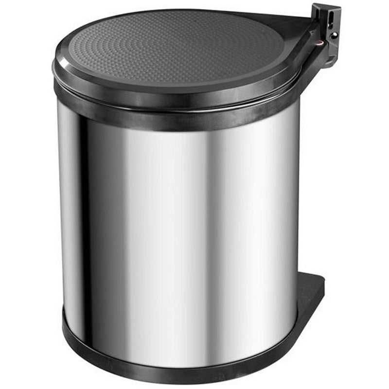 Load image into Gallery viewer, Hailo 3555-101 compact-box m prullenbak 15l zilver zwart
