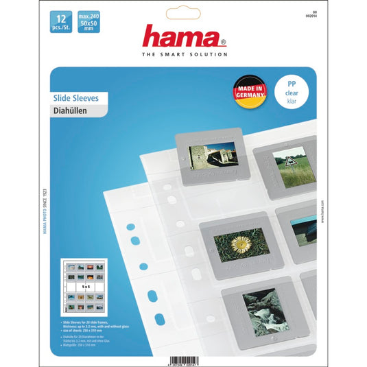 Hama negatiefbladen 5x5 20 12stuks