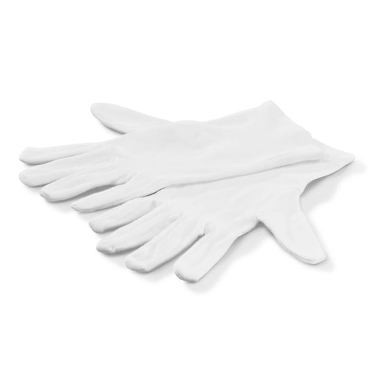 Hama katoenen handschoenen maat m 1 paar wit