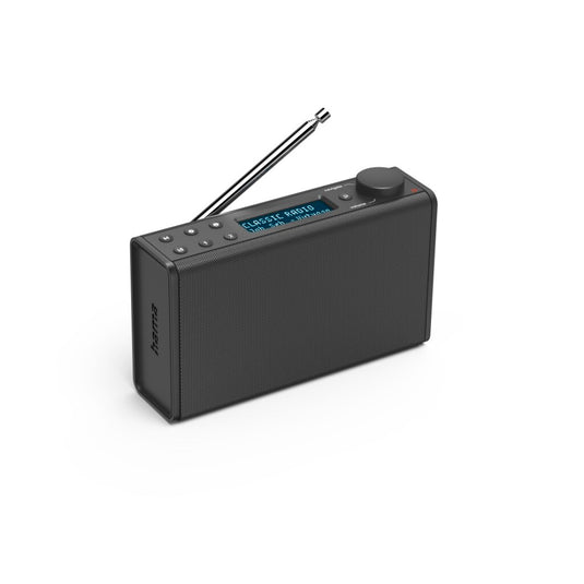 Hama digitale radio dr7usb fm dab dab+ werkt op batterijen