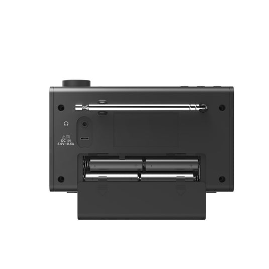 Hama digitale radio dr7usb fm dab dab+ werkt op batterijen