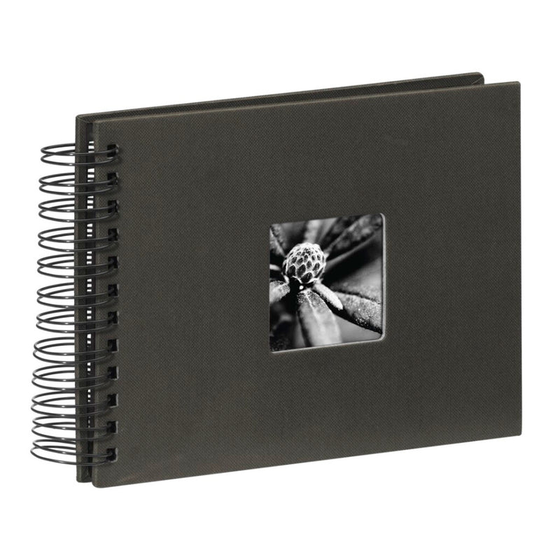 Load image into Gallery viewer, Hama spiraalalbum fine art 24 x 17 cm 50 zwarte pagina #039;s zwart
