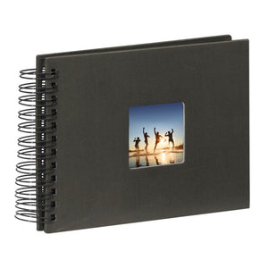 Hama spiraalalbum fine art 24 x 17 cm 50 zwarte pagina #039;s zwart