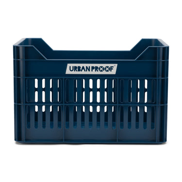 fietskrat Recycled 30 liter polypropyleen donkerblauw