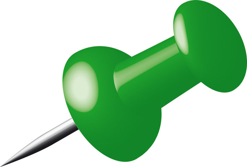 Load image into Gallery viewer, Alco al-662-18 pushpins doosje a 40 stuks donkergroen
