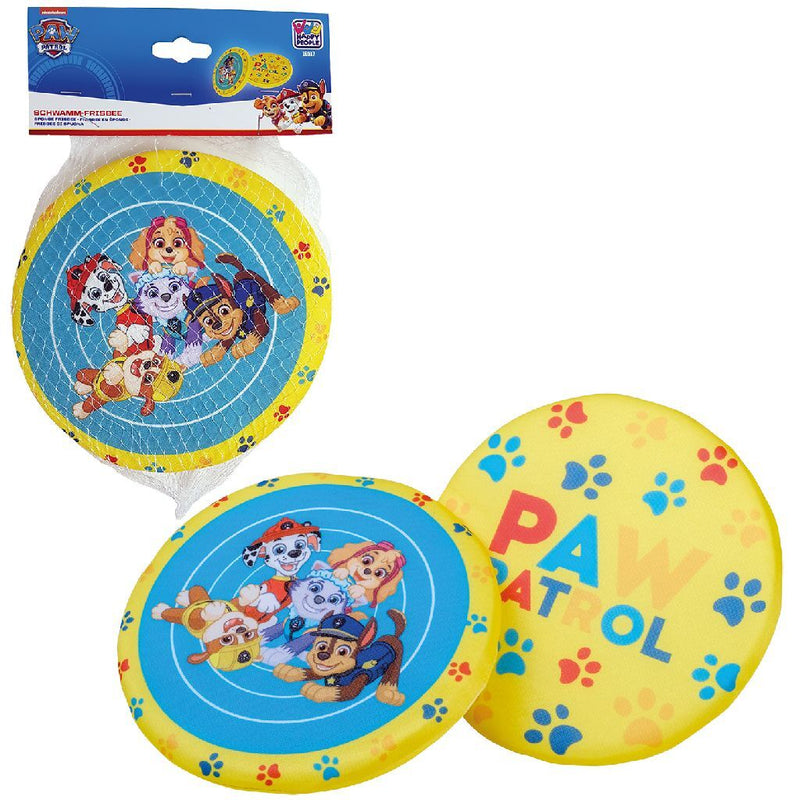Load image into Gallery viewer, Paw patrol spons frisbee 19 cm geel blauw
