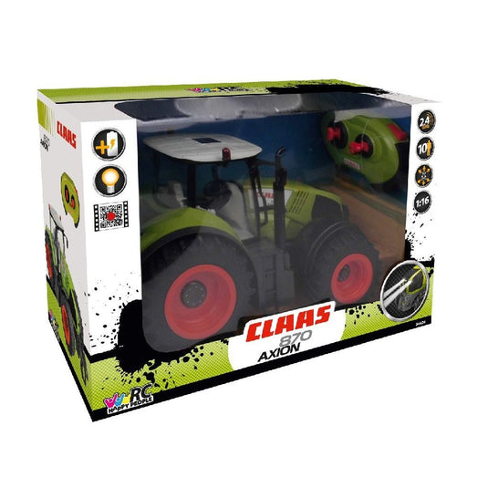Happy people rc claas axion 870 tractor met licht 1:16