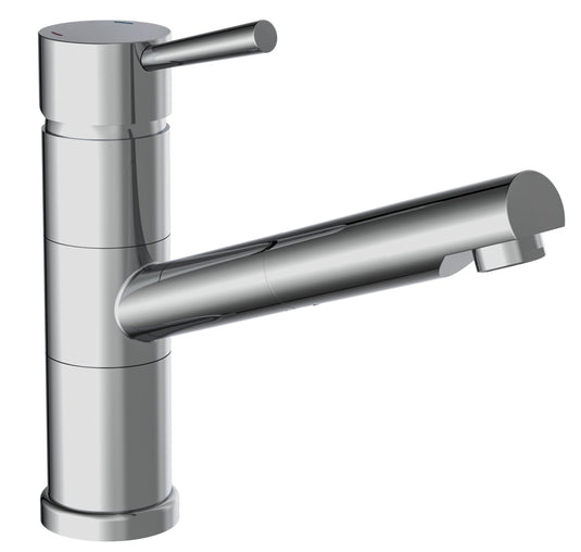 Ngk schutte unicorn ééngreepsmeraan keuken met uittrekbare uitloop | chroom - 33770 - 33770