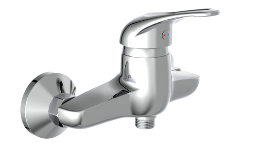 Ngk schutte calvino ééngreepsmeraan douche | chroom 35240