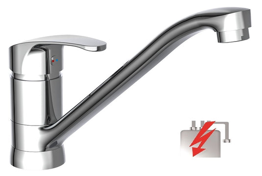 Ngk schutte cellino ééngreepsmeraan keuken | lage druk | chroom 35490