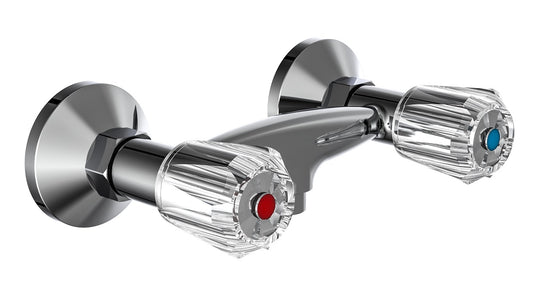 Schutte savino tweegreepskraan douche | chroom 37230