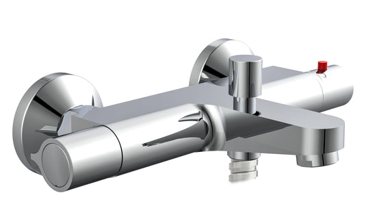 Ngk schutte vico thermostatische meraan bad | chroom 52450