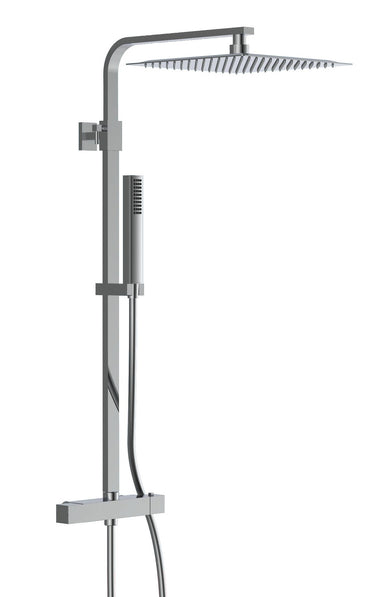 Ngk schutte sumba hoofddouche set met thermostatische meraan | chroom - 60049 60049