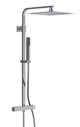 Ngk schutte sumba hoofddouche set met thermostatische meraan | chroom - 60049 60049