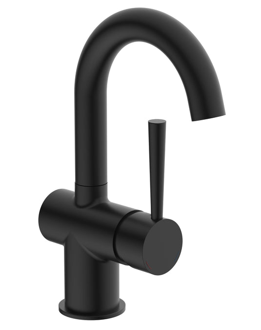 Ngk schutte cornwall ééngreepsmeraan wastafel| mat zwart - 79016 - 79016