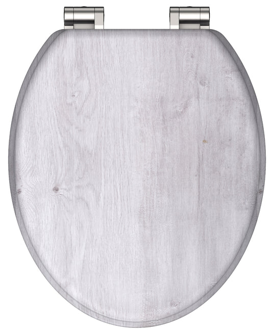 Schutte mdf wc-bril light wood met soft-close 80192