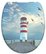 Schutte duroplast wc-bril lighthouse met soft-close 82149