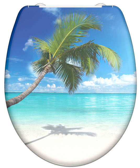 Schutte duroplast wc-bril carribean met soft-close en quick-release 82363