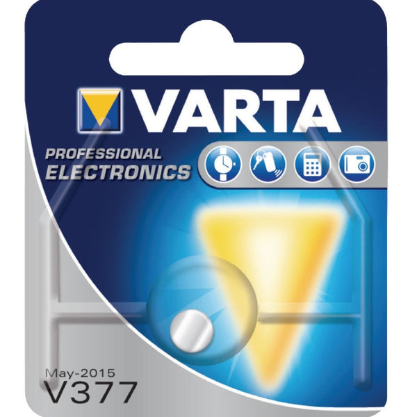 Varta v377 knoopcel batterij zilver