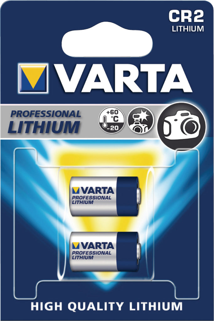 Load image into Gallery viewer, Varta cr2-2 lithium fotobatterij 3 v 920 mah 2-blister
