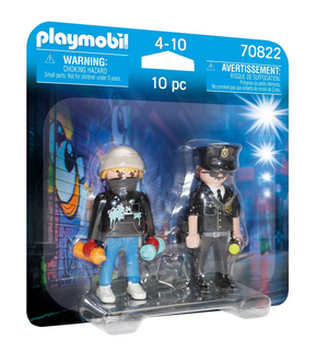 Playmobil duopack politieagent en sproeier