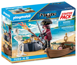 PLAYMOBIL Starterpack Piraat met Roeiboot 71254