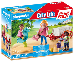 Playmobil starterpack opvoeder met bolderwagen