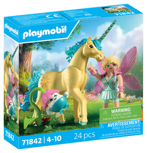 Playmobil verzameleenhoorn zonneschijnbloesem met fee - 71842