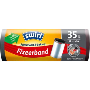 Swirl pedaalemmerzakken met fixeerband 35l - 10 stuks