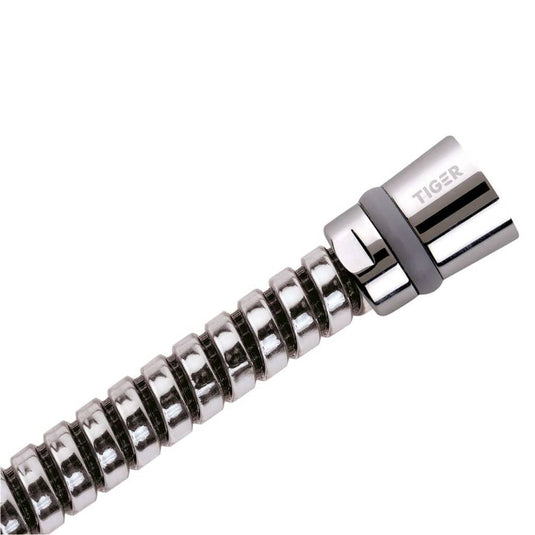 Tiger doucheslang fluxhose 200 cm chroomkleurig