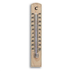 Tfa dostmann kamerthermometer analoog beuken 20cm
