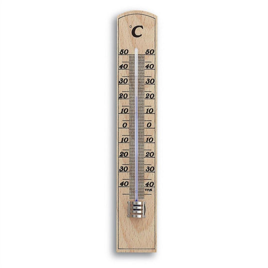 Tfa dostmann kamerthermometer analoog beuken 20cm