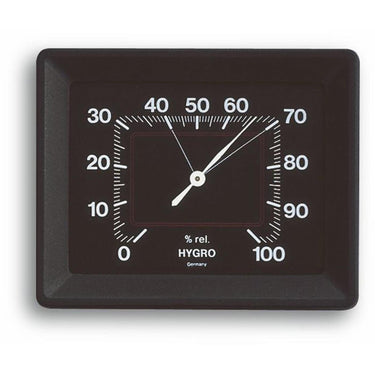 Tfa dostmann hygrometer analoog zwart 10x8cm
