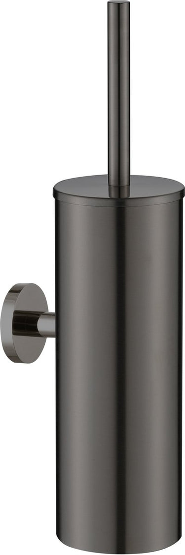 Plieger vigo toiletborstelhouder – wandbevestiging – 38 cm – 10 jaar garantie – geborsteld gunmetal
