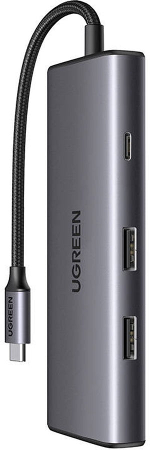 Ugreen adapter hub 7-in-1 revodok pro usb naar 2x usb-a 3.2, usb-c 3.2, sd tf, pd