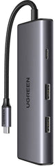 Ugreen adapter hub 7-in-1 revodok pro usb naar 2x usb-a 3.2, usb-c 3.2, sd tf, pd