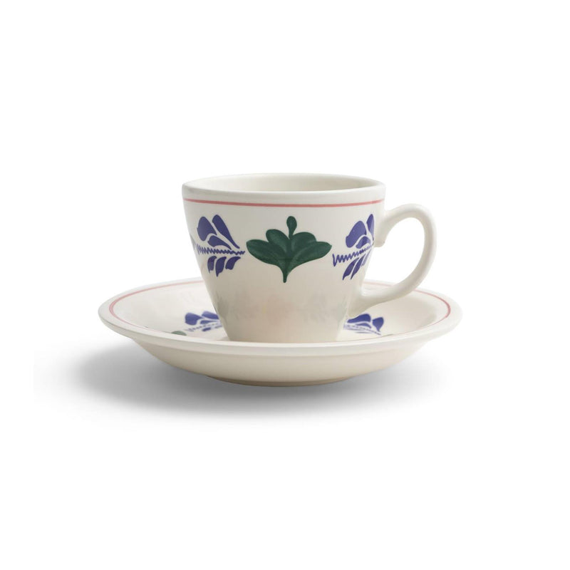 Load image into Gallery viewer, Boerenbont kop en schotel audrey 210ml doos a 4 stuks aardewerk
