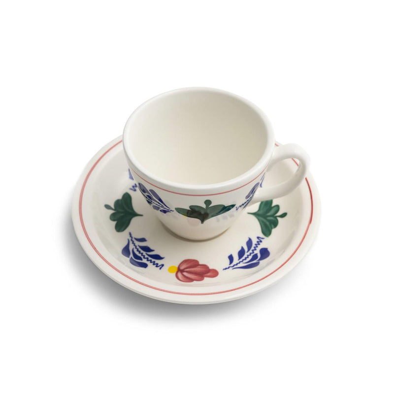 Load image into Gallery viewer, Boerenbont kop en schotel audrey 210ml doos a 4 stuks aardewerk
