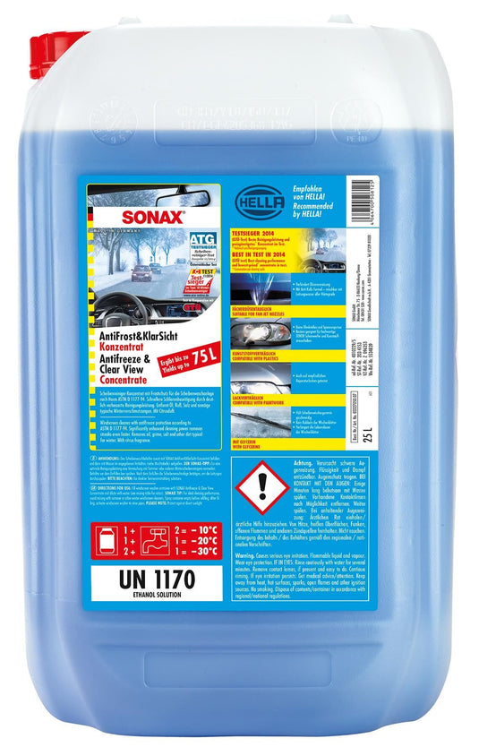 Sonax antivriesbescherming voorruit antifrost klarsicht anti-rust+clear 25 l