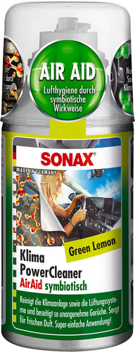 Sonax aircoreiniger klimapowercleaner airaid . ac cleaner green lemon 100ml