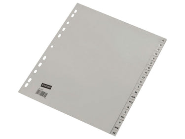 Ahrend ofc-tab1 tabbladen a4 a - z grijs set 20 stuks