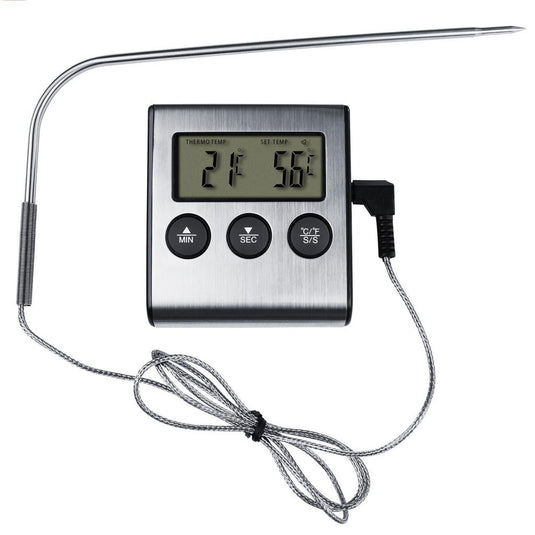 Steba ac11 digitale braadthermometer zilver