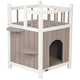TRIXIE Kattenhuis cat's home met balkon grijs wit