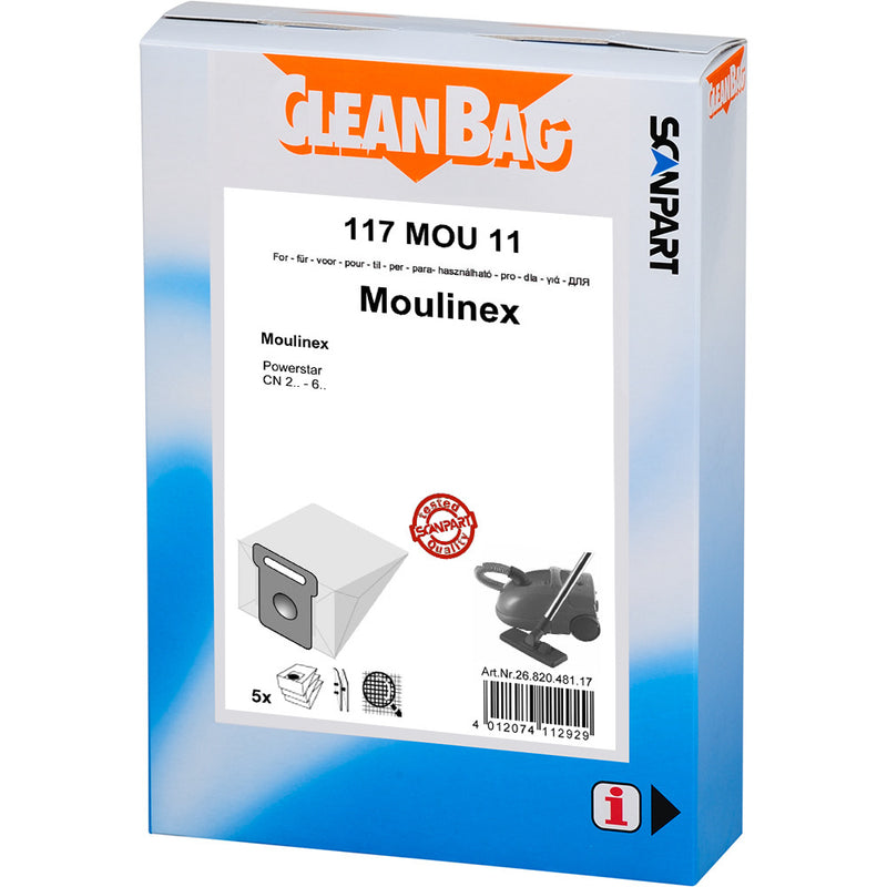 Load image into Gallery viewer, Scanpart cleanbag 117mou11 stofzak moulinex powerstar
