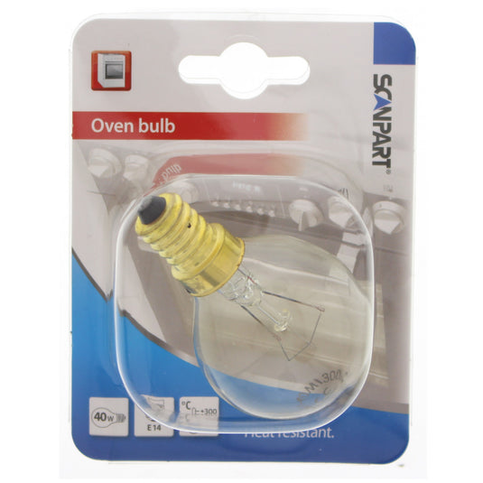 Scanpart 1100000001 f126 ovenlampje e14 40w 300gr. bol