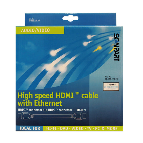 Scanpart scanpart hdmi kabel high speed en ethernet 10m